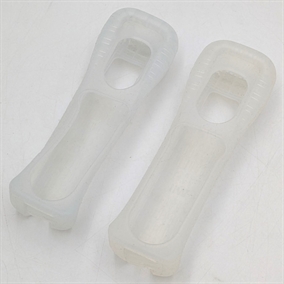 Hvid Wii Controller Silikone Cover - 2stk - Nintendo Wii Tilbehør (B Grade) (Genbrug)